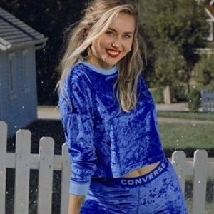 NWOT Miley Cyrus x Converse Crop Top, SZ XL